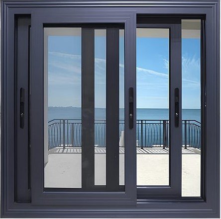 Domal Aluminium Window with Grain Finish